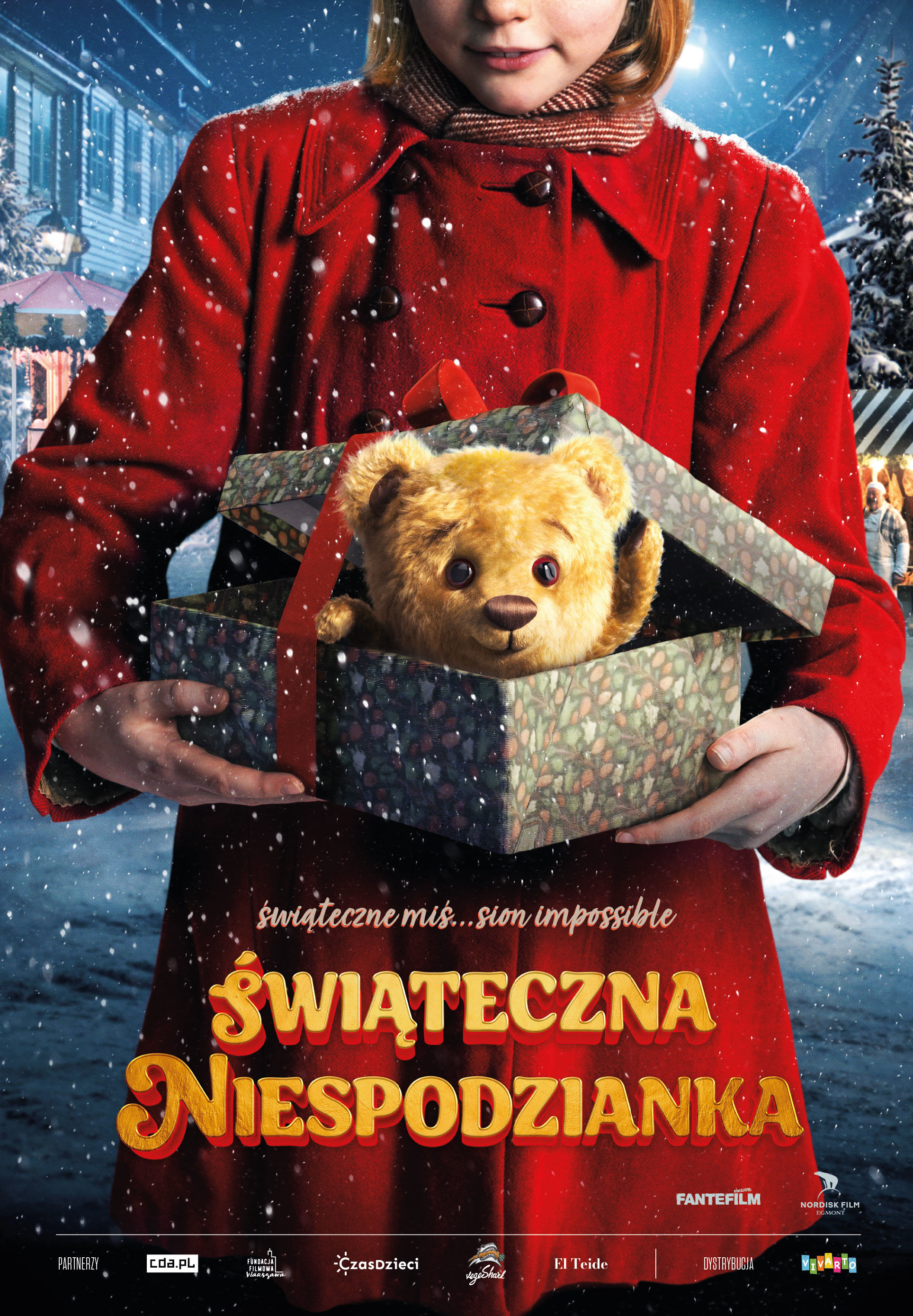Polski plakat filmu 'Świąteczna niespodzianka'