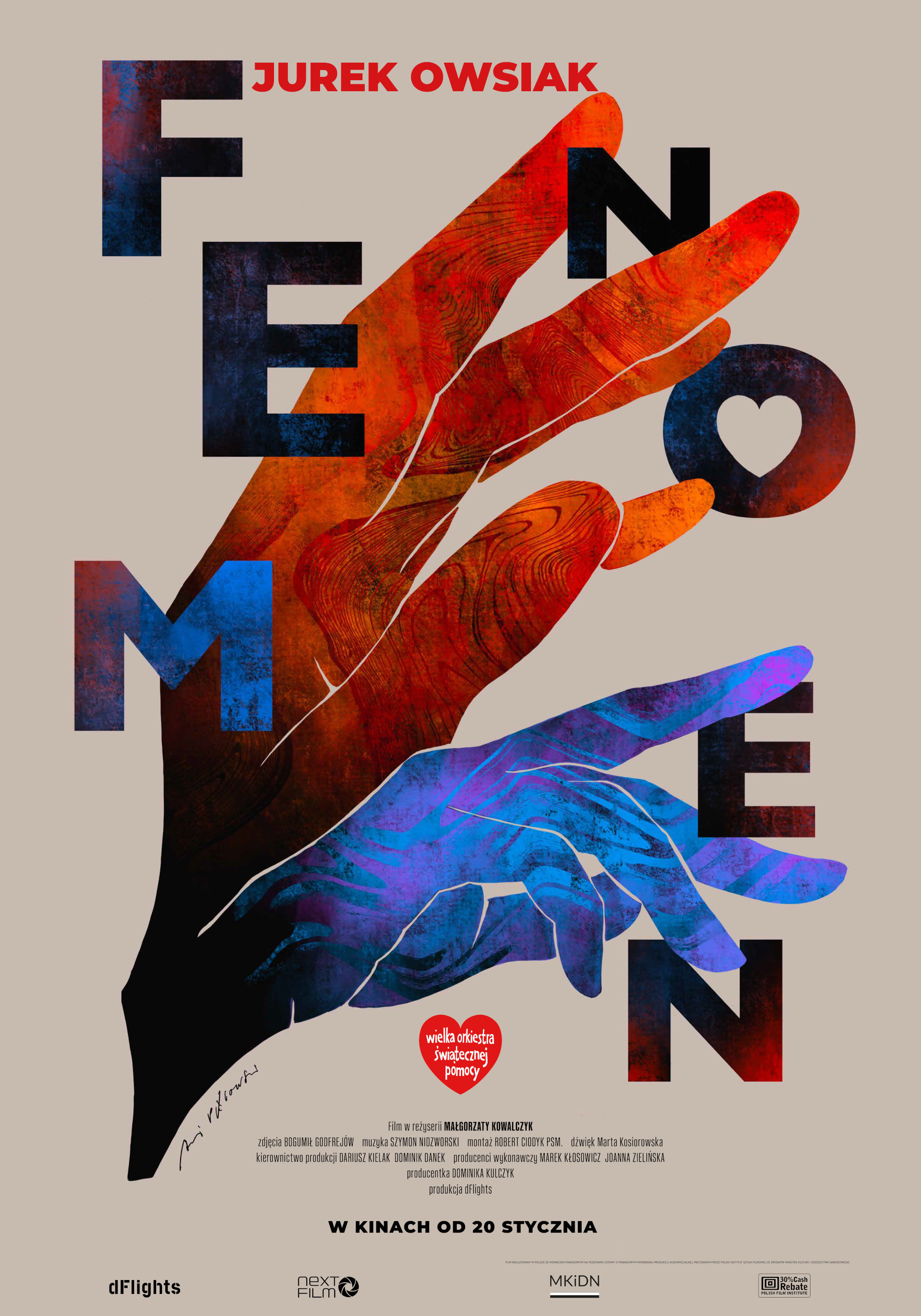 Polski plakat filmu 'Fenomen'
