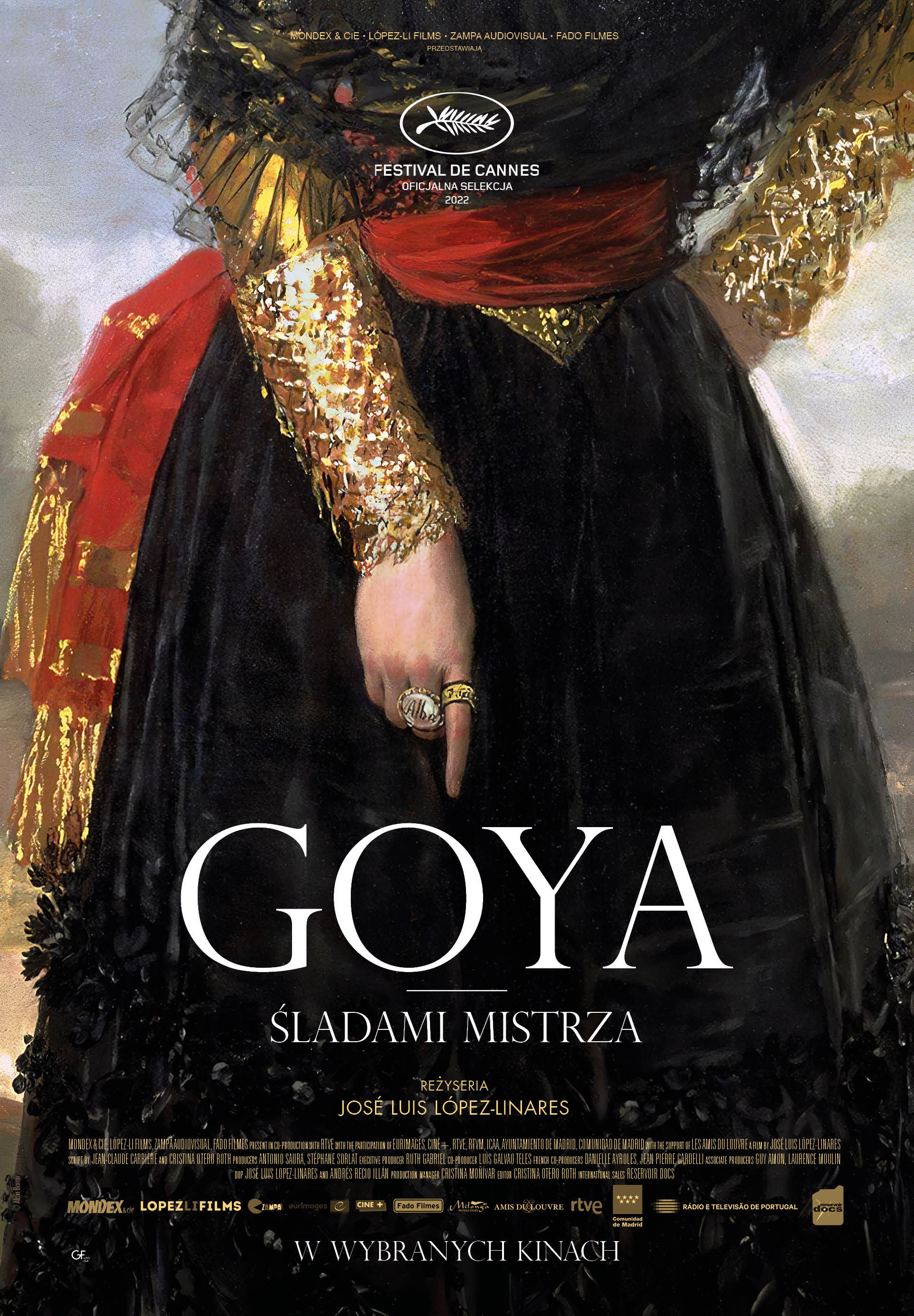 Polski plakat filmu 'Goya. Śladami mistrza'