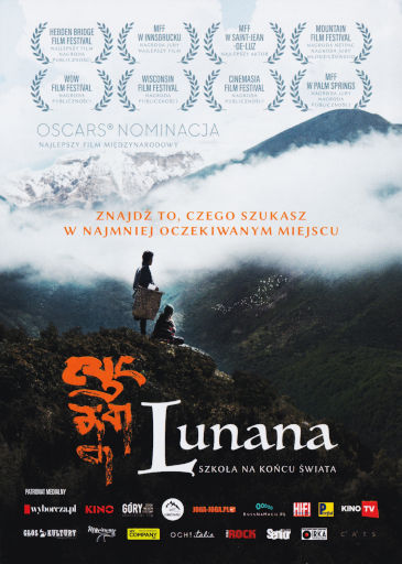 Przód ulotki filmu 'Lunana. Szkoła na końcu świata'