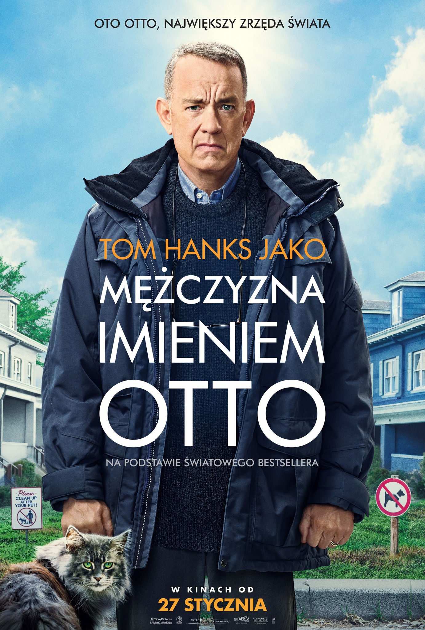 Polski plakat filmu 'Mężczyzna imieniem Otto'