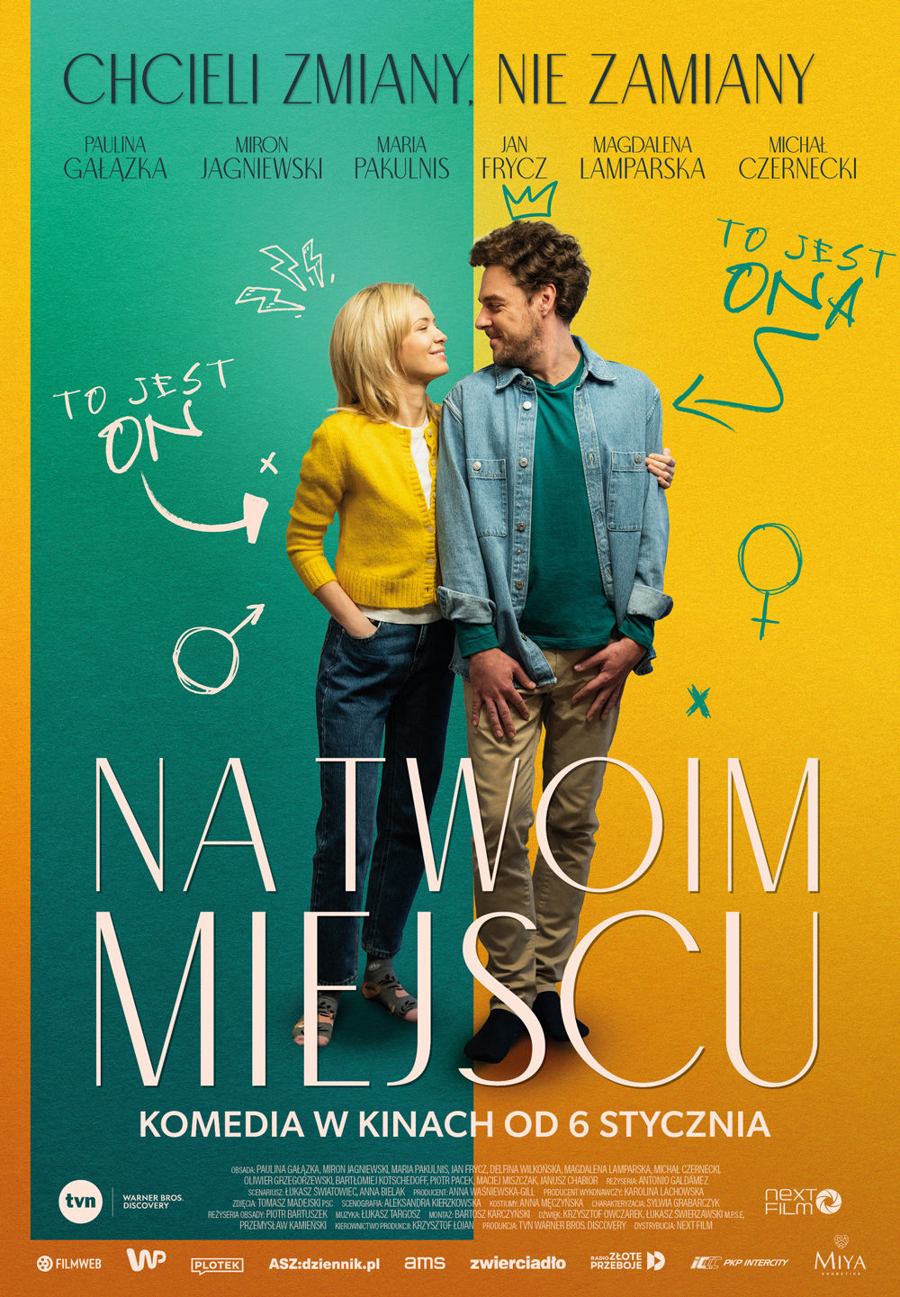 Polski plakat filmu 'Na twoim miejscu'