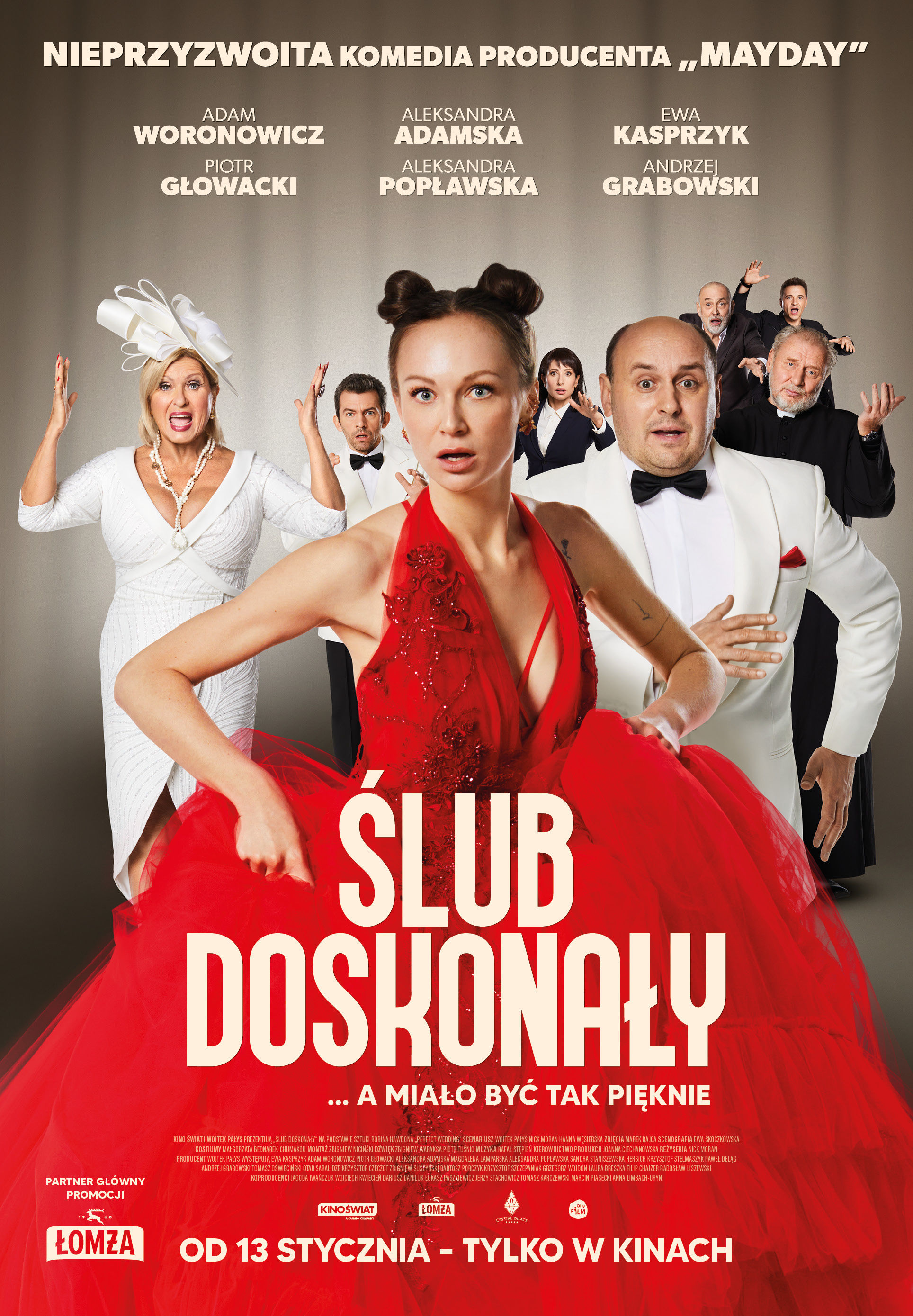 Polski plakat filmu 'Ślub doskonały'