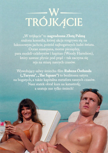 Tył ulotki filmu 'W trójkącie'