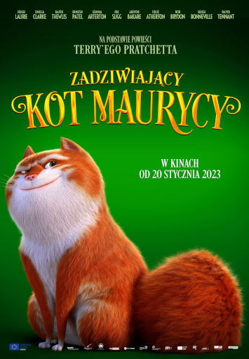 Polski plakat filmu 'Zadziwiający Kot Maurycy'
