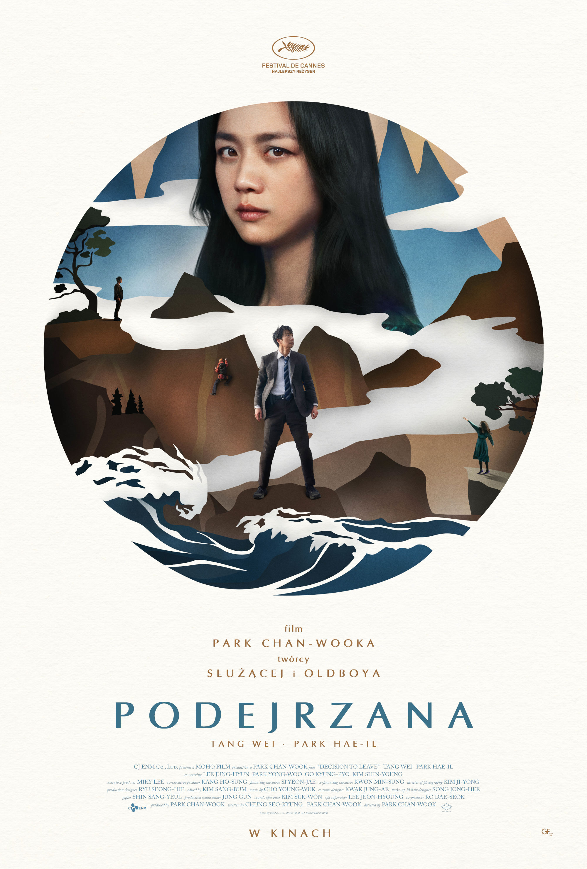 Polski plakat filmu 'Podejrzana'