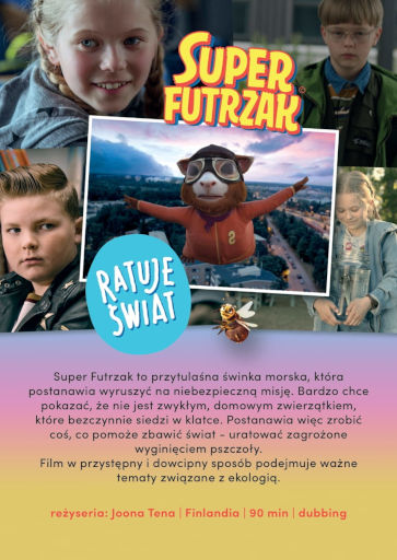 Tył ulotki filmu 'Super Futrzak ratuje świat'