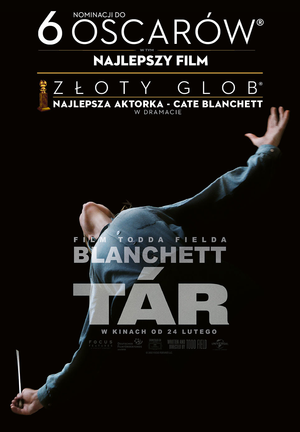 Polski plakat filmu 'Tár'