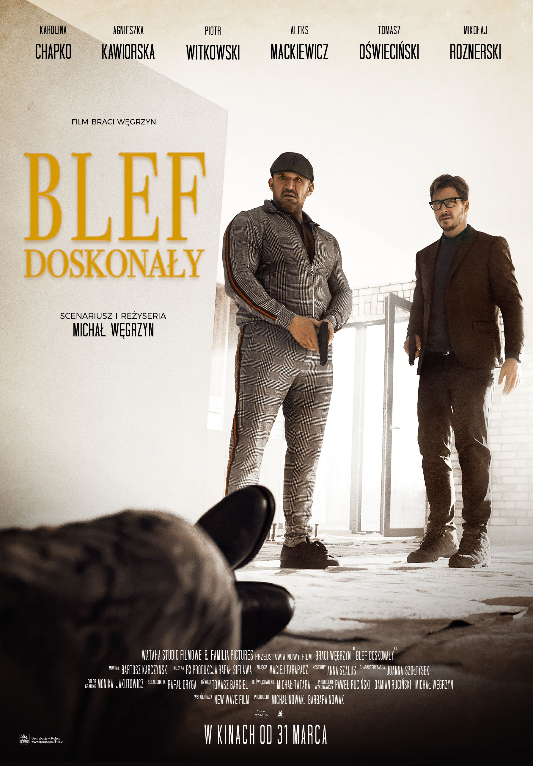 Polski plakat filmu 'Blef doskonały'