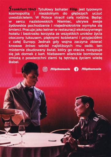 Tył ulotki filmu 'Filip'