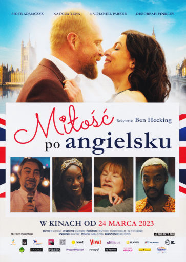 Przód ulotki filmu 'Miłość po angielsku'
