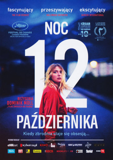 Przód ulotki filmu 'Noc 12 października'