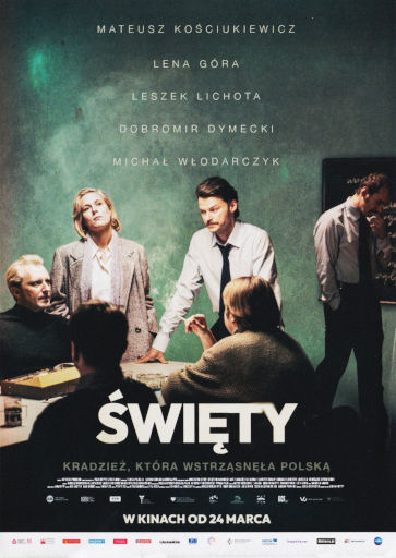 Przód ulotki filmu 'Święty'