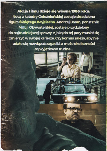 Tył ulotki filmu 'Święty'