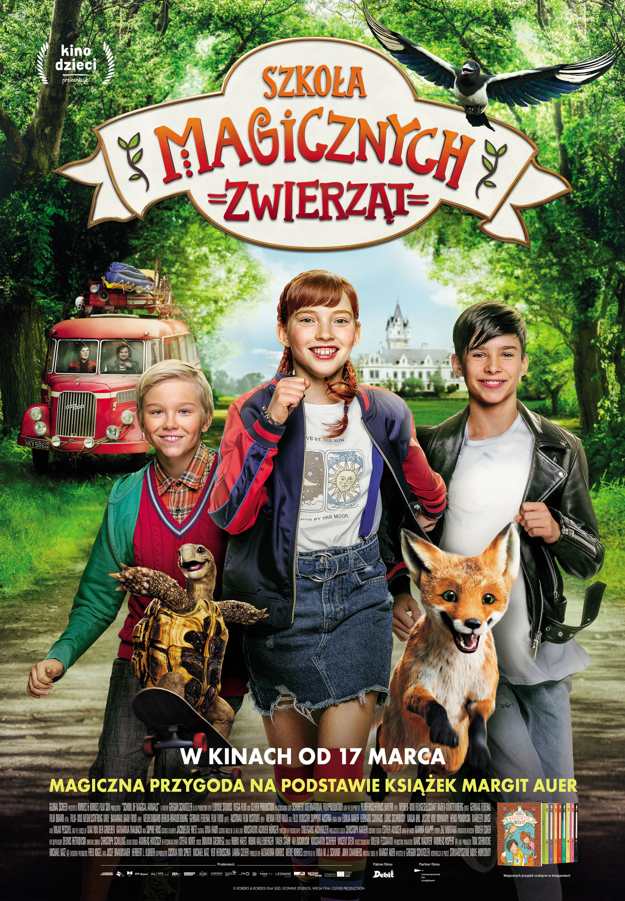 Polski plakat filmu 'Szkoła magicznych zwierząt'