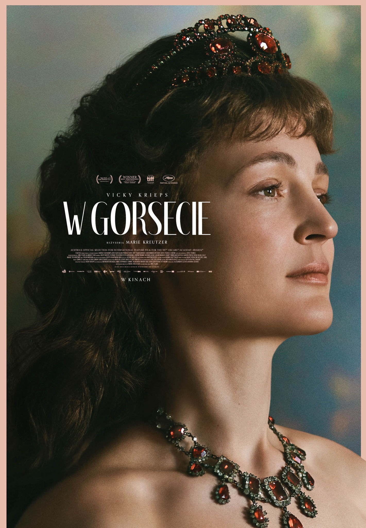 Polski plakat filmu 'W gorsecie'
