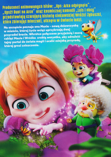 Tył ulotki filmu 'Wróżka Zębuszka'