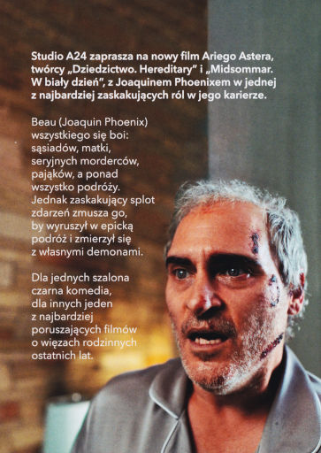 Tył ulotki filmu 'Bo się boi'
