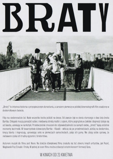 Tył ulotki filmu 'Braty'
