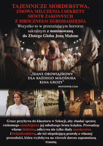 Tył ulotki filmu 'Konsekracja'