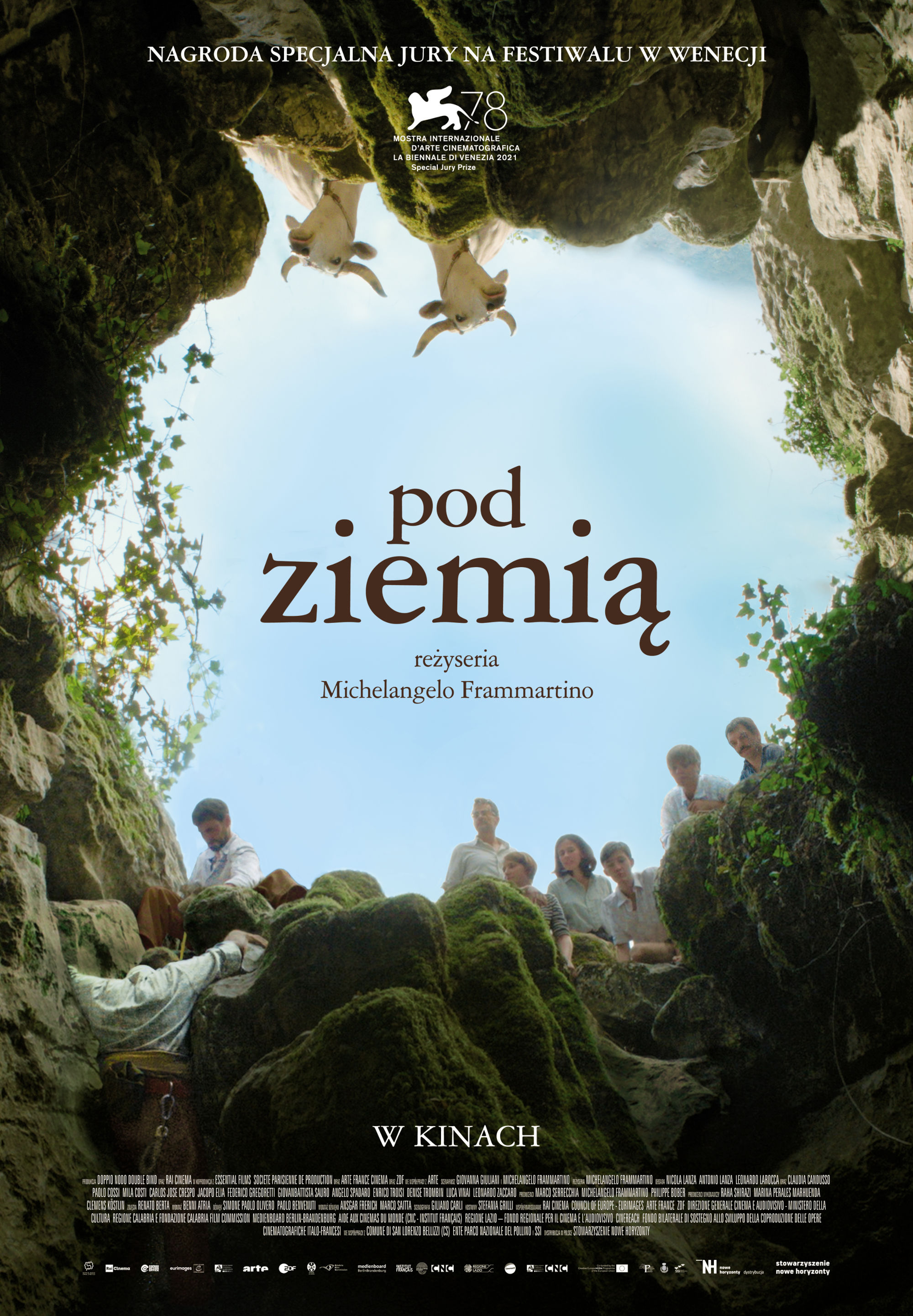 Polski plakat filmu 'Pod ziemią'
