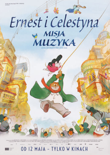 Przód ulotki filmu 'Ernest i Celestyna: Misja muzyka'