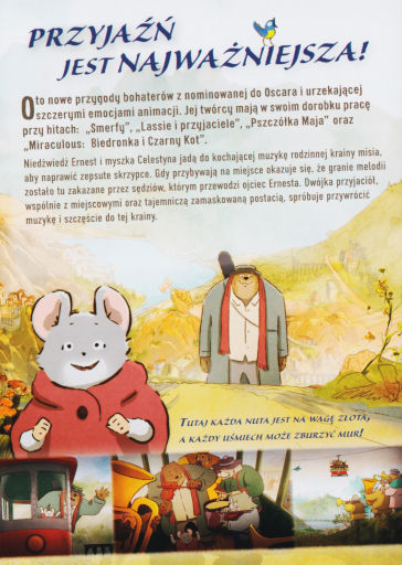 Tył ulotki filmu 'Ernest i Celestyna: Misja muzyka'