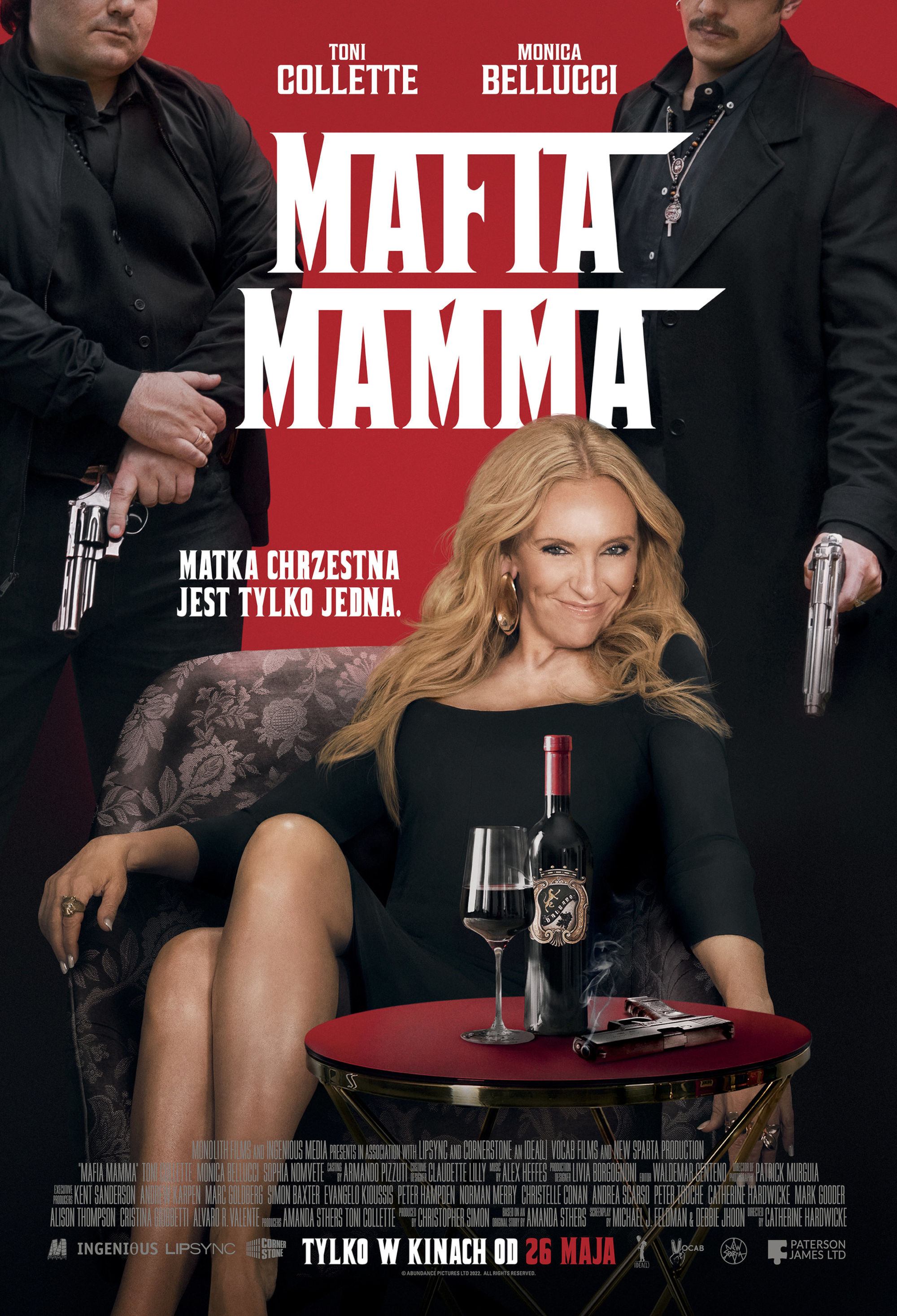 Polski plakat filmu 'Mafia Mamma'