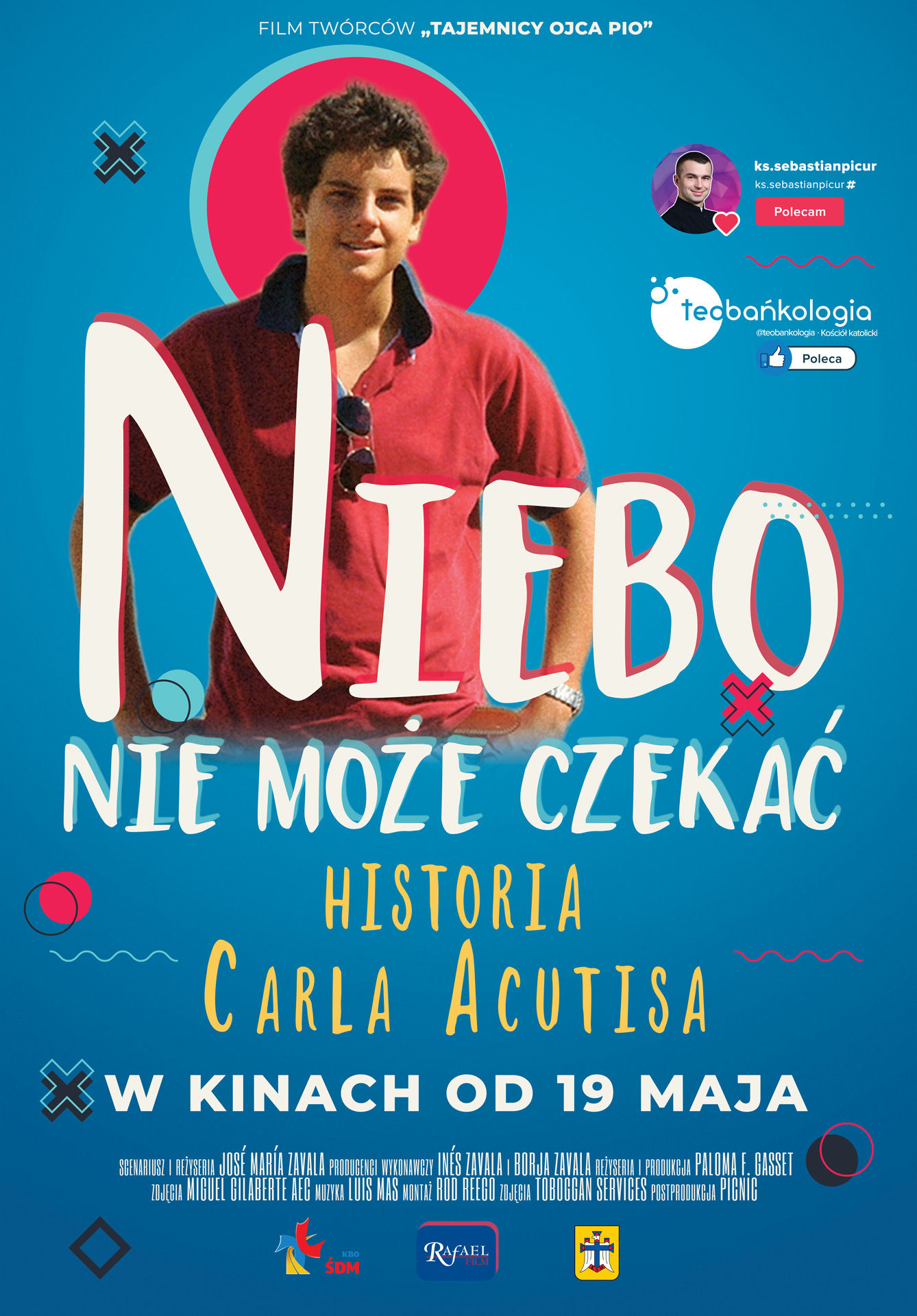 Polski plakat filmu 'Niebo nie może czekać. Historia Carla Acutisa'