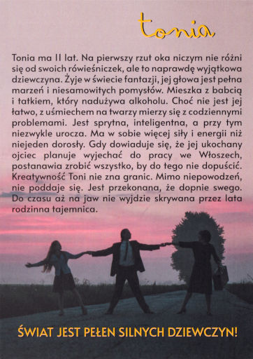 Tył ulotki filmu 'Tonia'