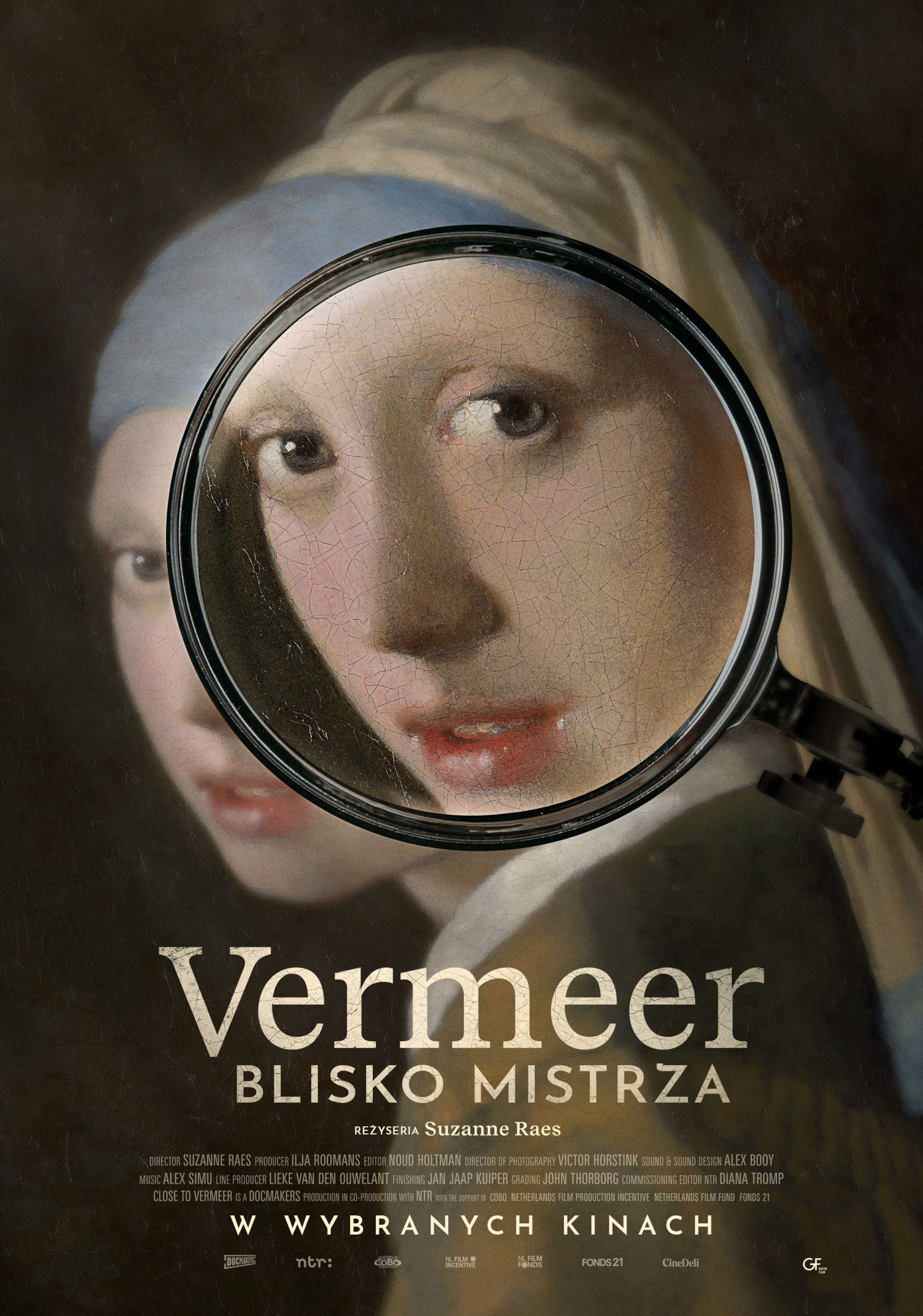 Polski plakat filmu 'Vermeer. Blisko mistrza'