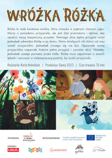 Tył ulotki filmu 'Wróżka Różka'