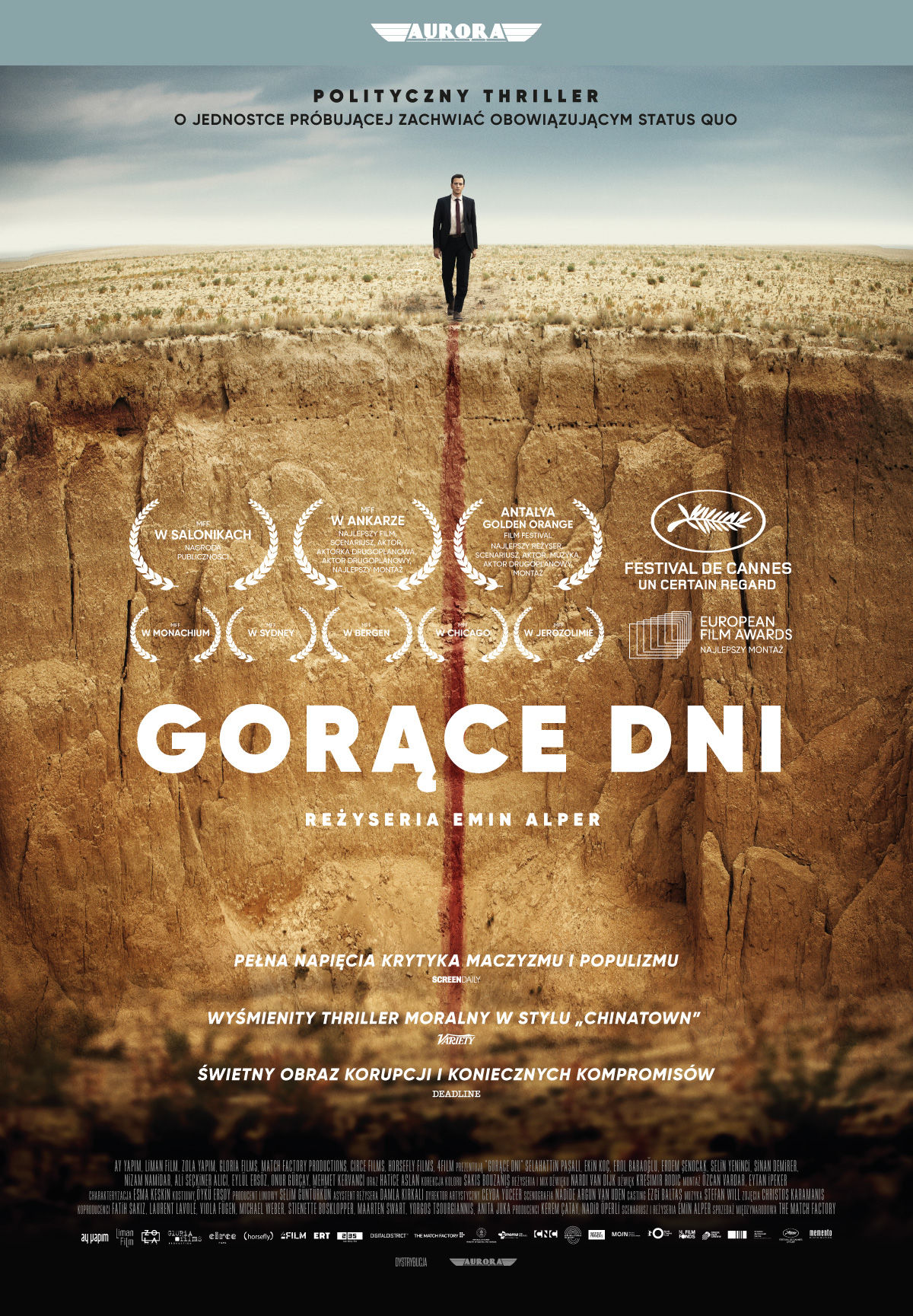 Polski plakat filmu 'Gorące dni'