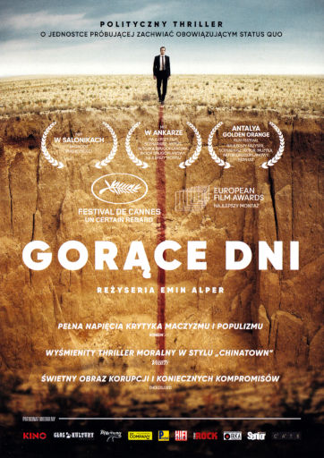 Przód ulotki filmu 'Gorące dni'