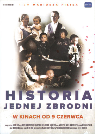 Przód ulotki filmu 'Historia jednej zbrodni'