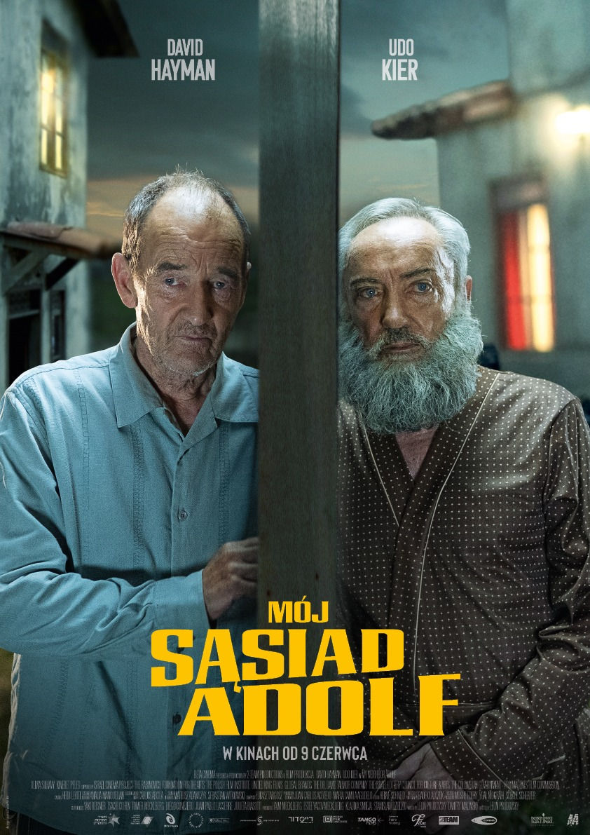 Polski plakat filmu 'Mój sąsiad Adolf'