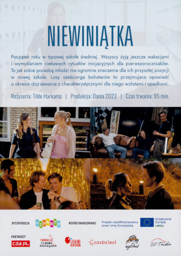 Tył ulotki filmu 'Niewiniątka'