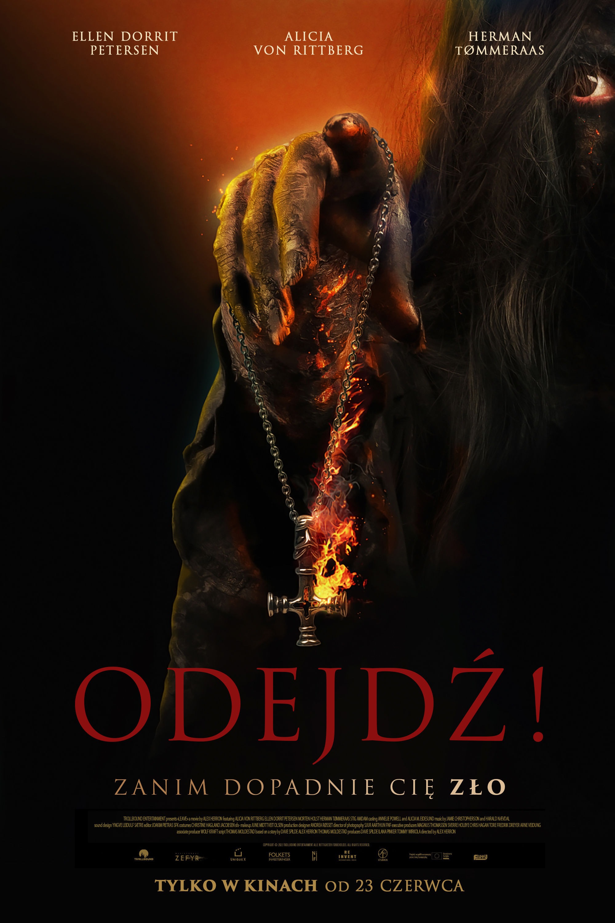 Polski plakat filmu 'Odejdź!'