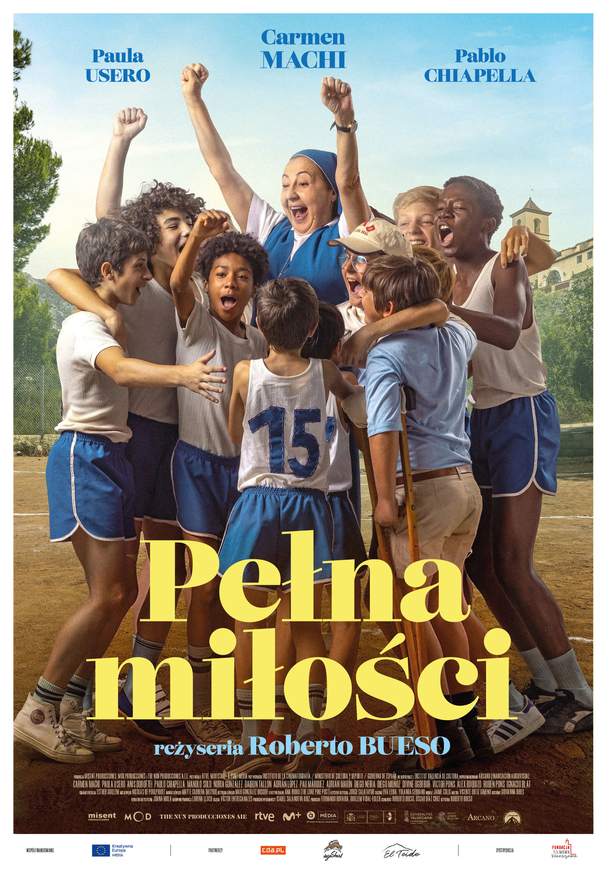 Polski plakat filmu 'Pełna miłości'