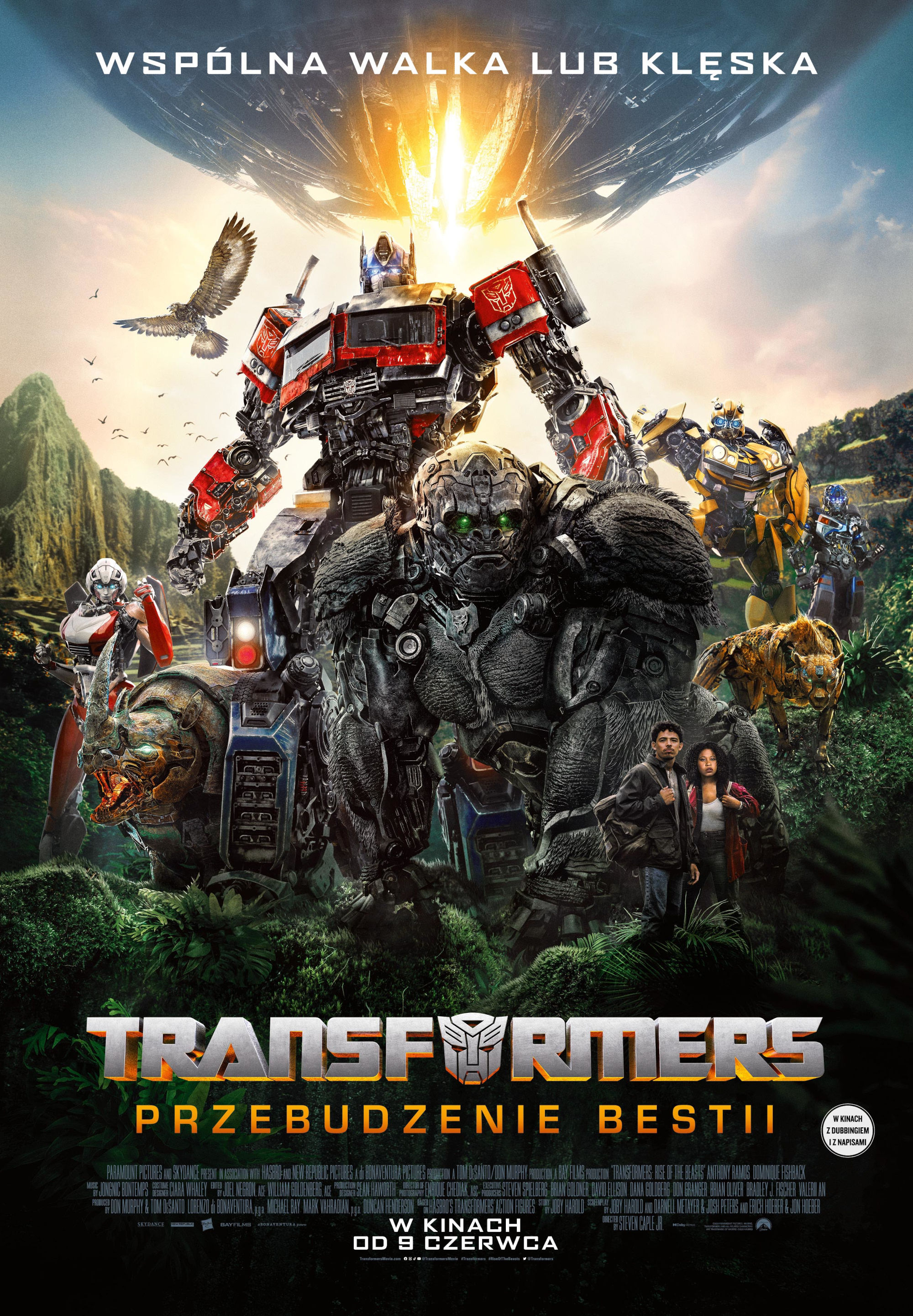 Polski plakat filmu 'Transformers: Przebudzenie bestii'