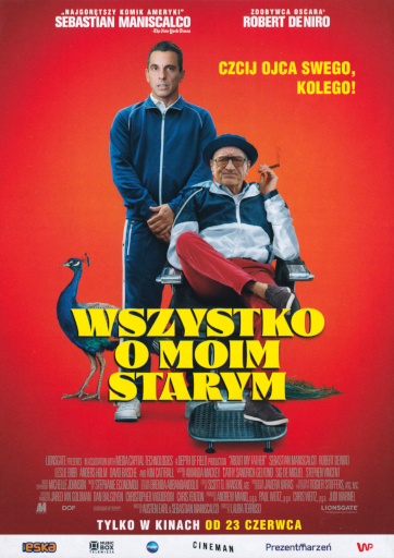 Przód ulotki filmu 'Wszystko o moim starym'