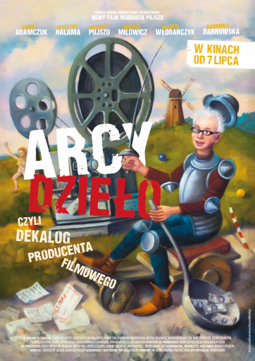 Polski plakat filmu 'Arcydzieło czyli dekalog producenta filmowego'