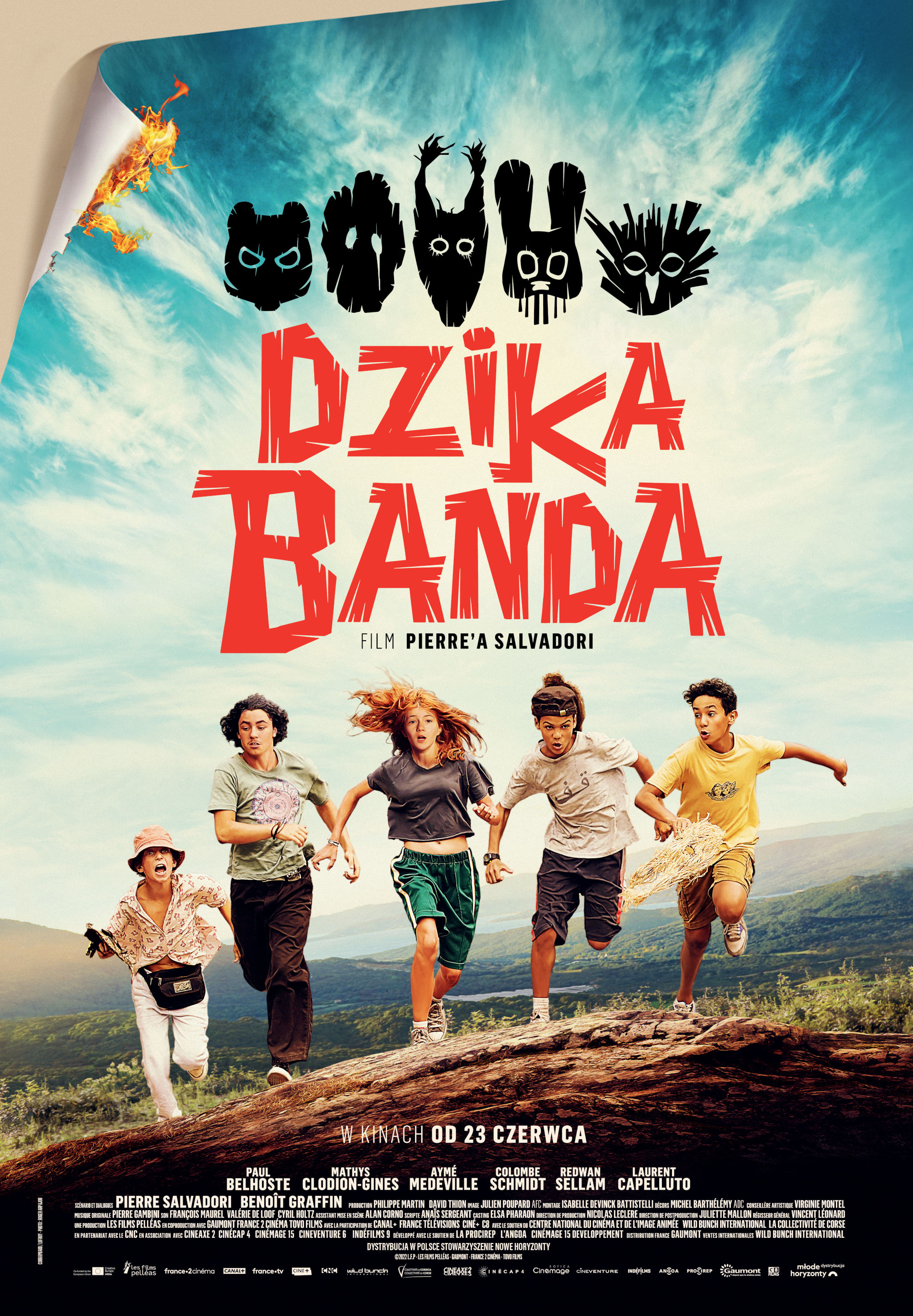 Polski plakat filmu 'Dzika banda'