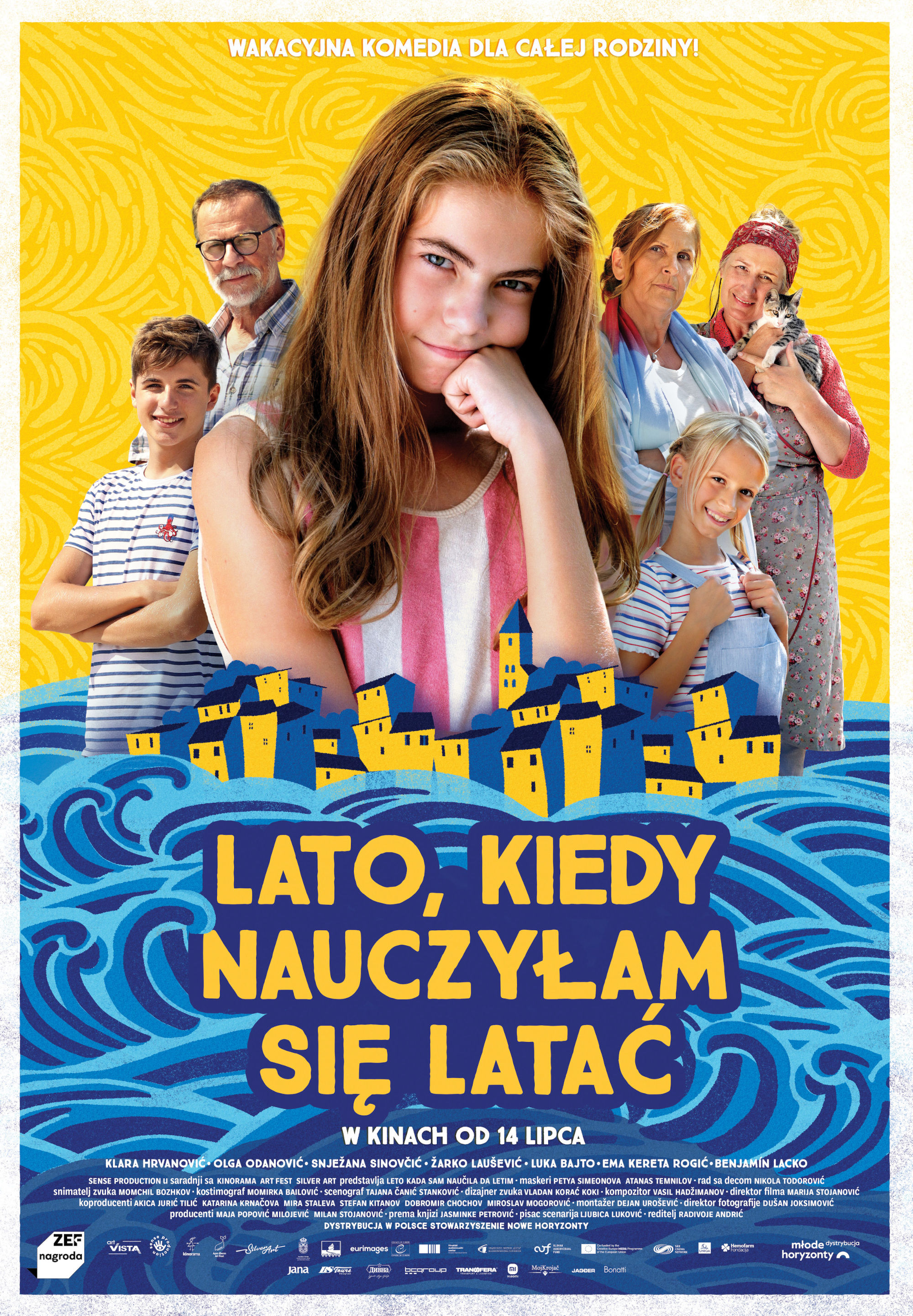 Polski plakat filmu 'Lato, kiedy nauczyłam się latać'