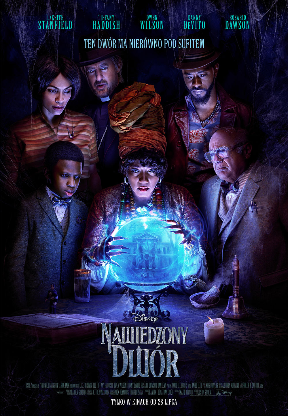 Polski plakat filmu 'Nawiedzony dwór'