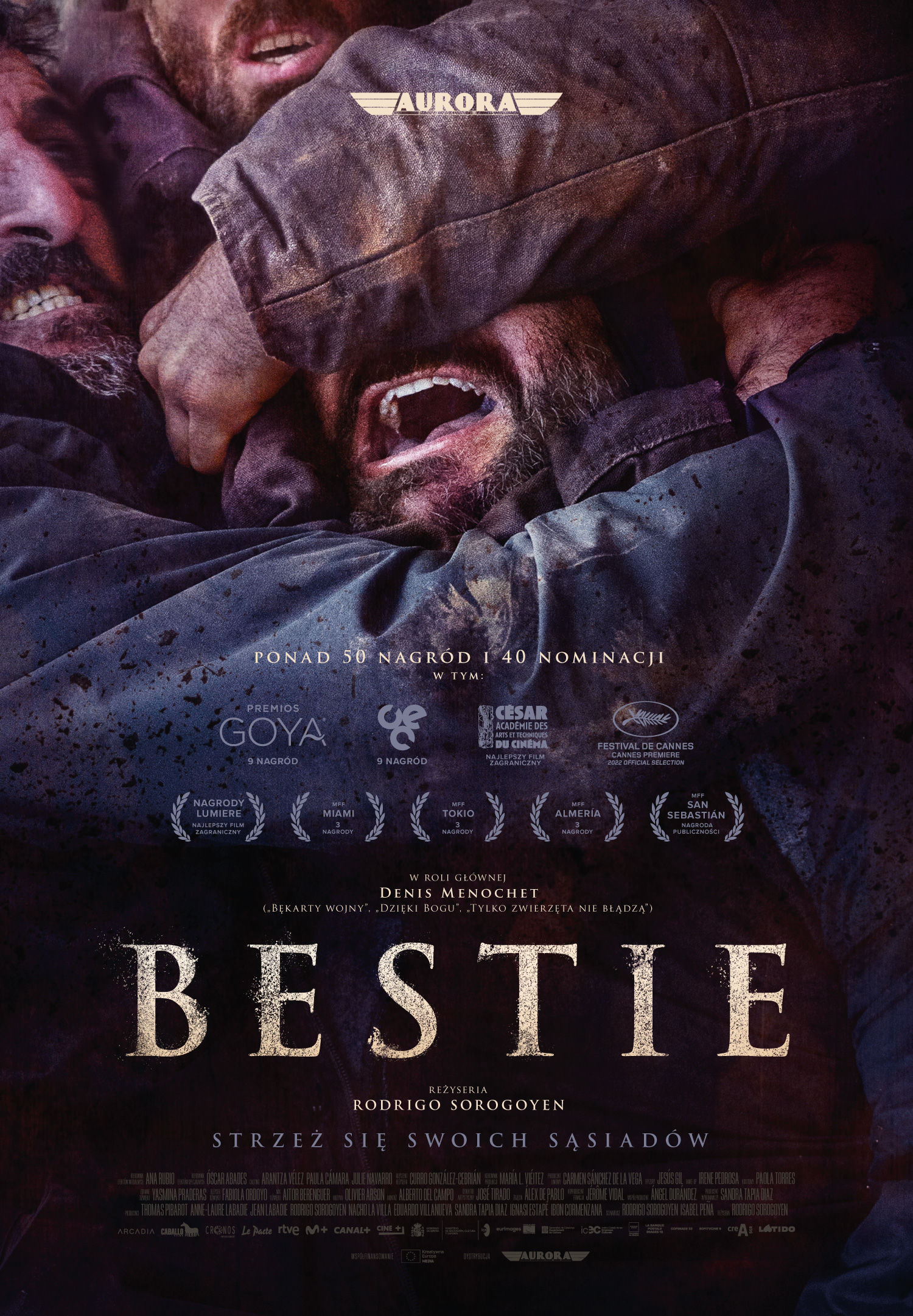 Polski plakat filmu 'Bestie'