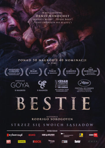 Przód ulotki filmu 'Bestie'