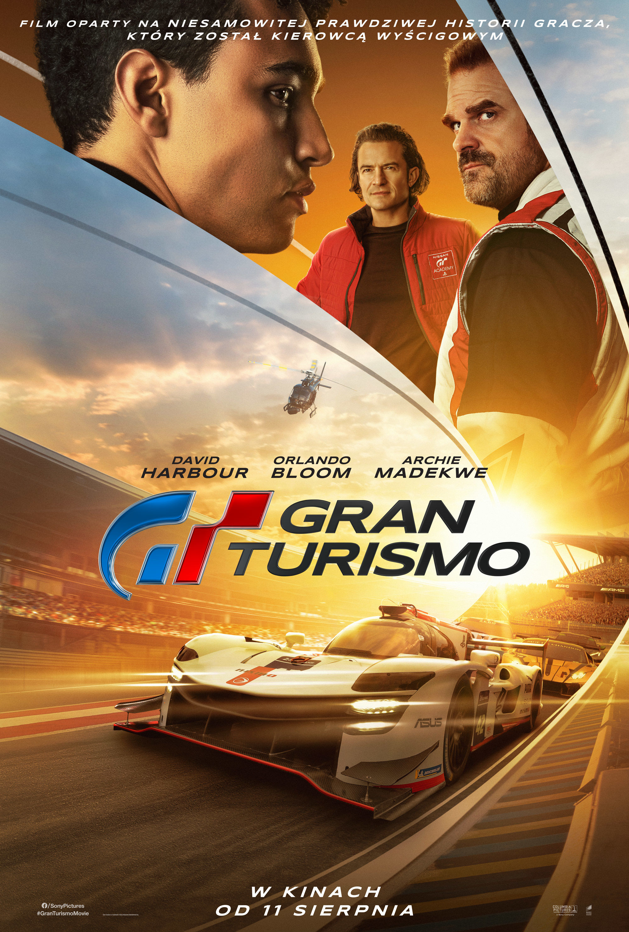 Polski plakat filmu 'Gran Turismo'