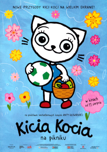 Przód ulotki filmu 'Kicia Kocia na pikniku'