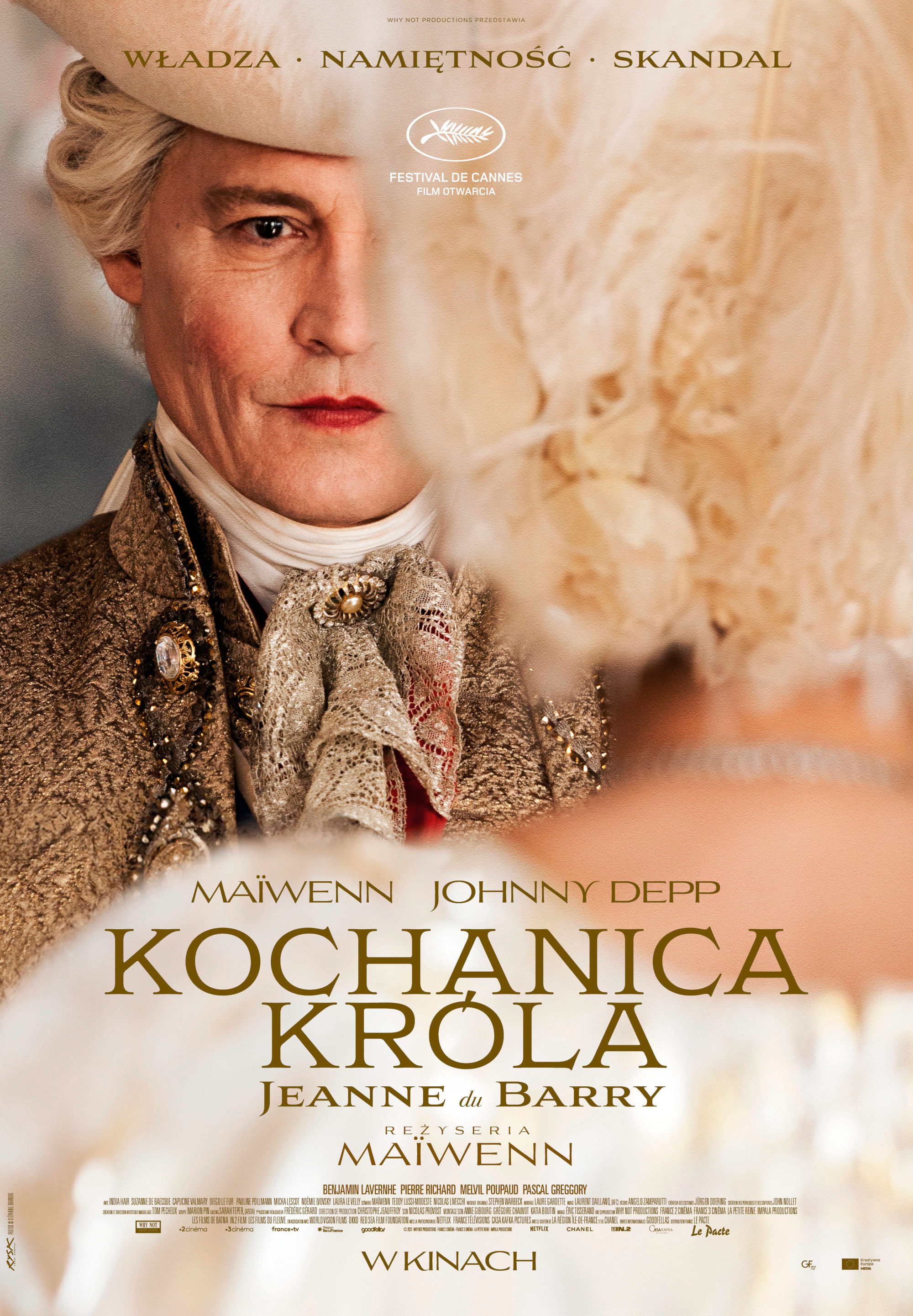 Polski plakat filmu 'Kochanica króla Jeanne du Barry'